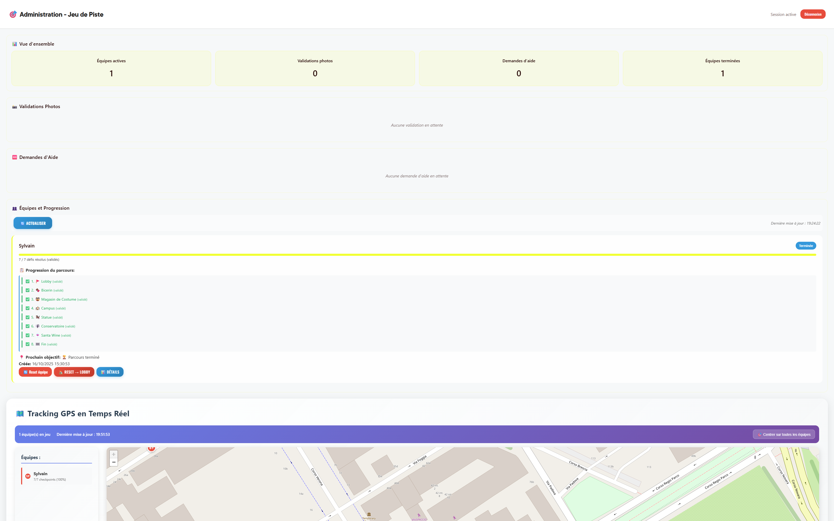 Admin Dashboard - Desktop View